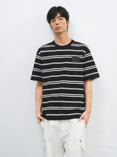 Men's Striped Half Sleeve T-Shirt